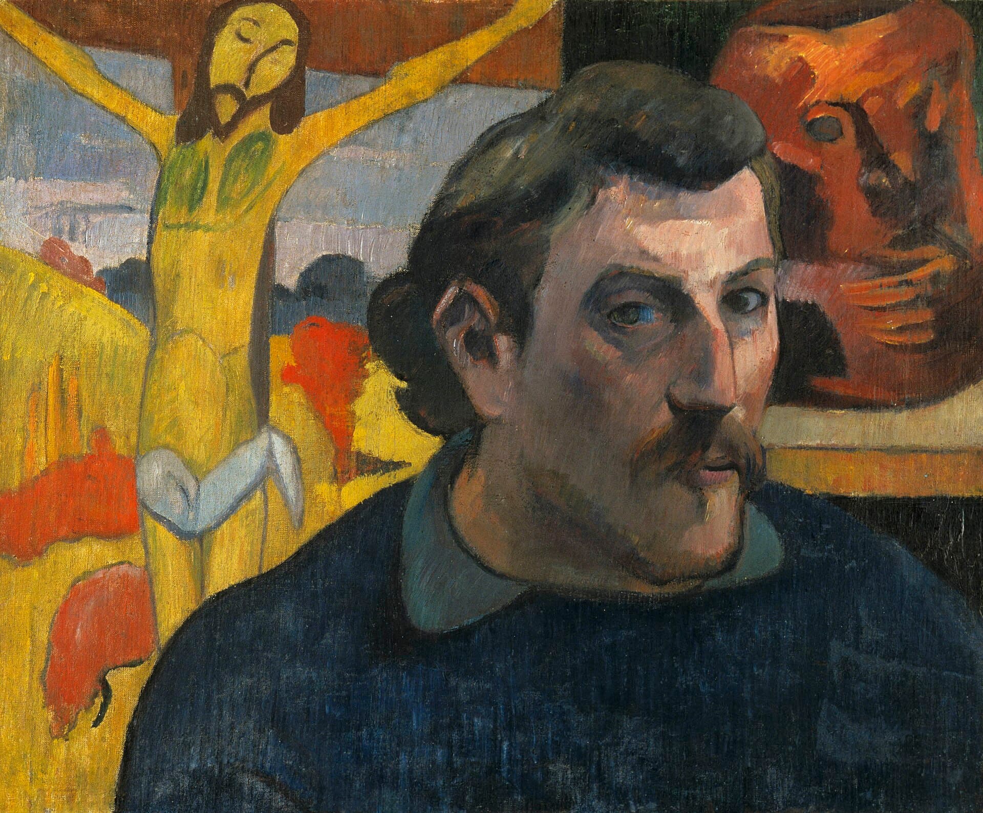 Self-Portrait with Yellow Christ