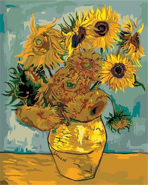 Van Gogh Girasoles (versión grande)