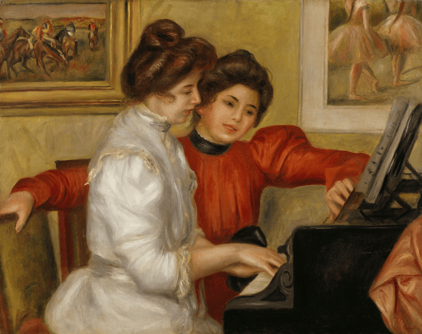 Young Girls at the Piano (version 2)